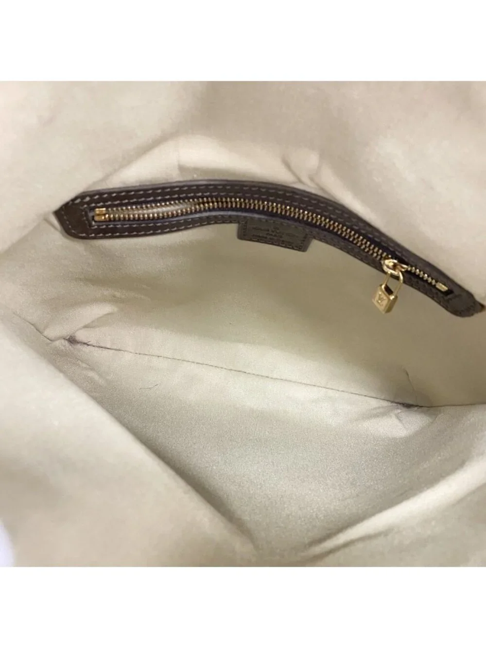 Louis Vuitton Tote Monogram Mini Francoise Khaki 2-Way